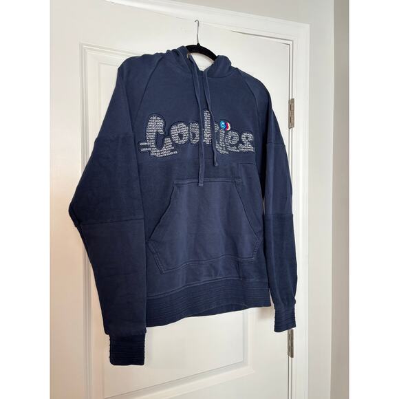 Zumiez Cookies Back To Back Navy Blue Hoodie Men Size Medium - Picture 3 of 8